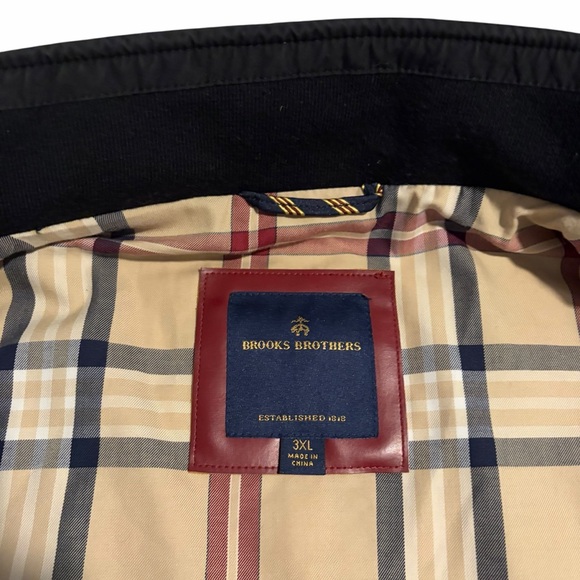 Brooks Bothers Vest Quilted Black Mens 3XL - Picture 2 of 8